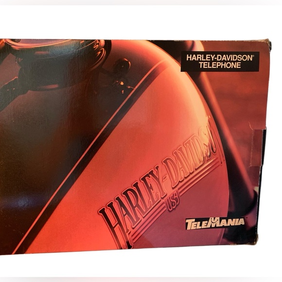 Telemania Black Motor Harley Davidson Telephone New In Box - Picture 12 of 14